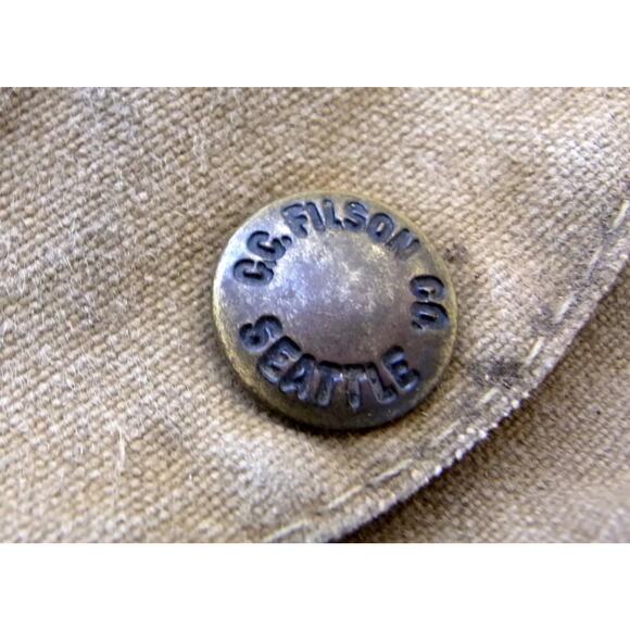 Filson Upland Waxed Tin Cloth Hunting Jacket Coat Men's Sz 48 Style 66 Made USA - Picture 3 of 12